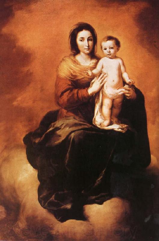 Bartolome Esteban Murillo Virgin and the Son Spain oil painting art